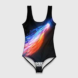 Купальник-боди 3D женский Rocket League, цвет: 3D-принт