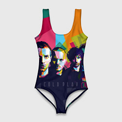 Купальник-боди 3D женский Coldplay, цвет: 3D-принт