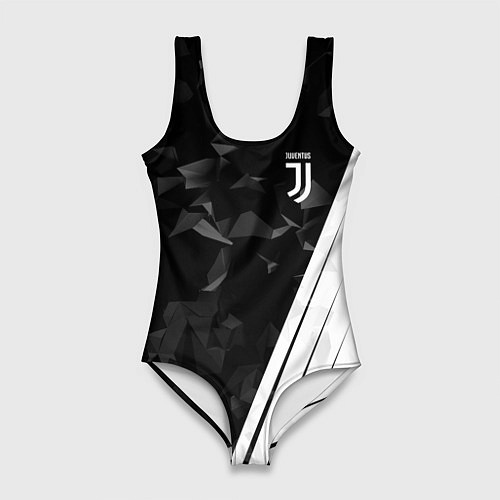 Женский купальник-боди FC Juventus: Abstract / 3D-принт – фото 1