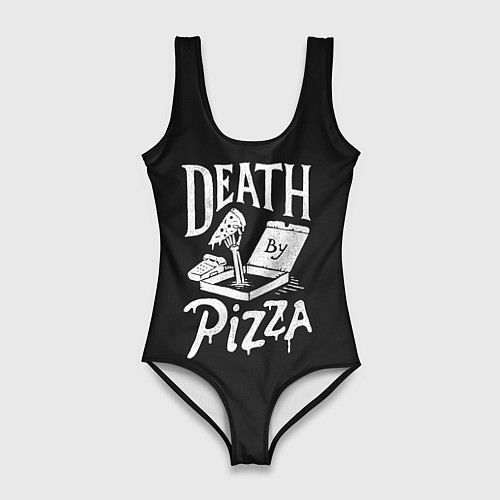 Женский купальник-боди Death By Pizza / 3D-принт – фото 1