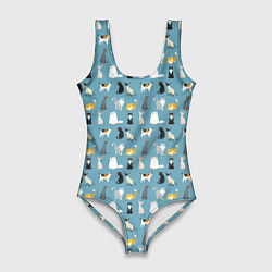 Женский купальник-боди Породы кошек