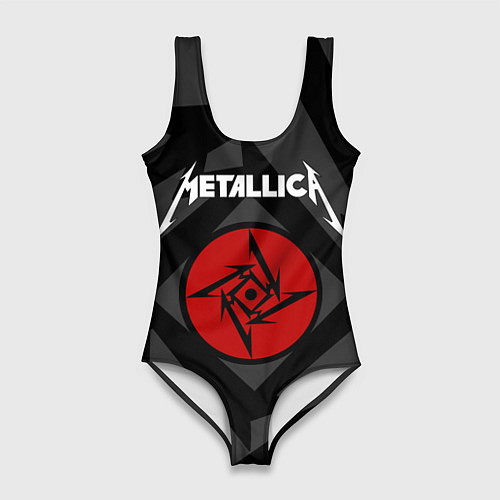 Женский купальник-боди Metallica Star / 3D-принт – фото 1