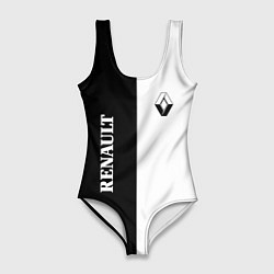 Женский купальник-боди Renault: Black & White