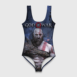 Купальник-боди 3D женский God of War: Kratos, цвет: 3D-принт