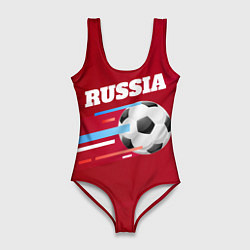 Женский купальник-боди Russia Football