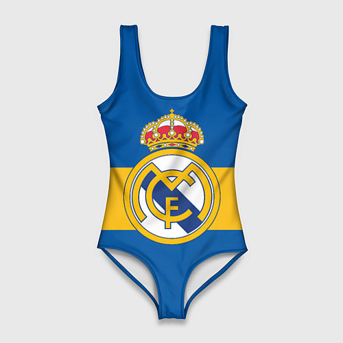 Женский купальник-боди Реал Мадрид / 3D-принт – фото 1