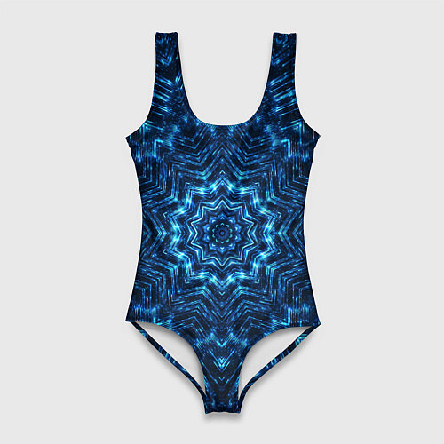 Женский купальник-боди Космическая мандала / 3D-принт – фото 1