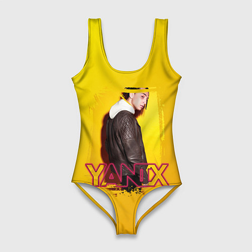 Женский купальник-боди Yanix: Yellow Mood / 3D-принт – фото 1