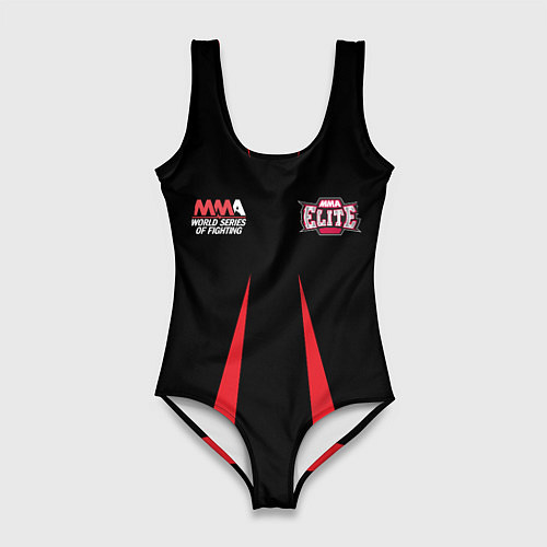 Женский купальник-боди MMA Elite / 3D-принт – фото 1