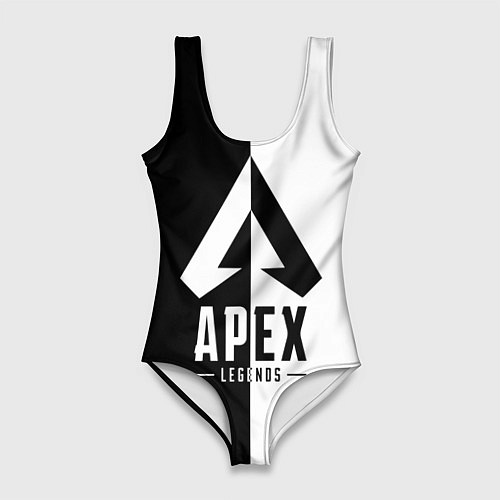 Женский купальник-боди Apex Legends: Black & White / 3D-принт – фото 1