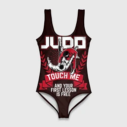 Купальник-боди 3D женский Judo: Touch Me, цвет: 3D-принт