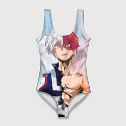 Женский купальник-боди Шото Тодороки