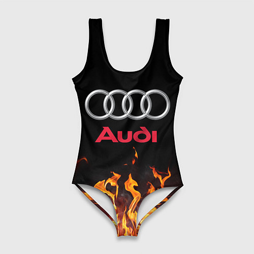 Женский купальник-боди AUDI / 3D-принт – фото 1