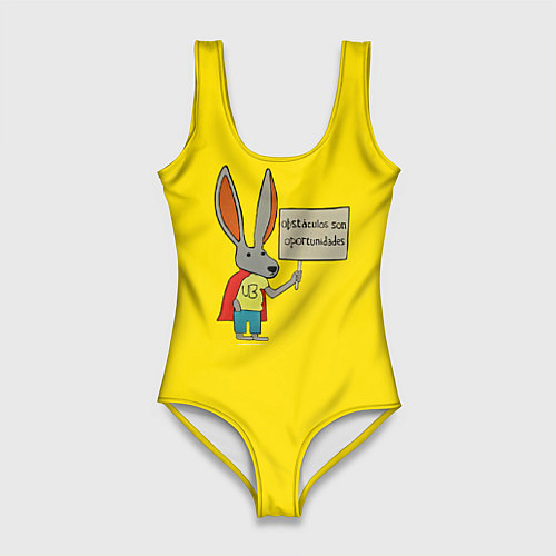 Женский купальник-боди Ultra Bunny / 3D-принт – фото 1