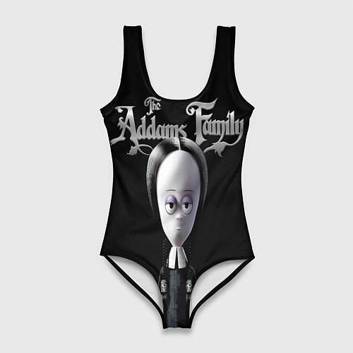 Женский купальник-боди Семейка Аддамс Addams Family / 3D-принт – фото 1