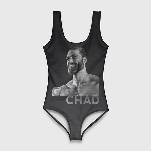 Женский купальник-боди Giga Chad / 3D-принт – фото 1