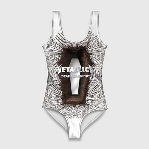 Женский купальник-боди Death Magnetic - Metallica / 3D-принт – фото 1