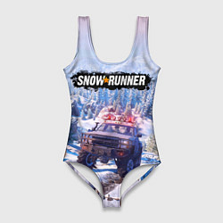 Женский купальник-боди SnowRunner Гонки по бездорожью