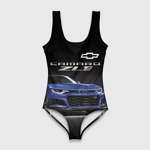Женский купальник-боди Chevrolet Camaro ZL1 Motorsport / 3D-принт – фото 1