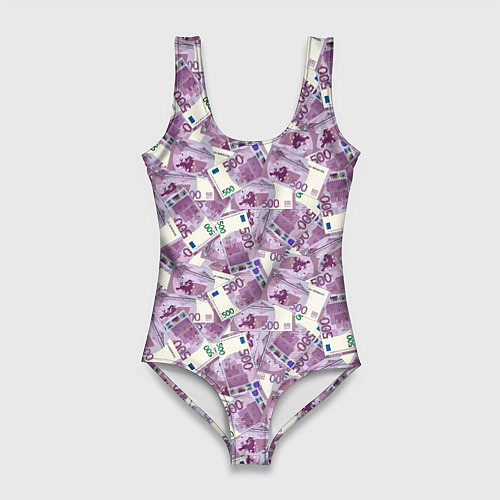 Женский купальник-боди 500 EURO / 3D-принт – фото 1