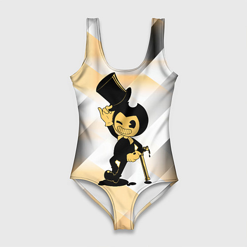 Женский купальник-боди Bendy and the ink machine bendy / 3D-принт – фото 1