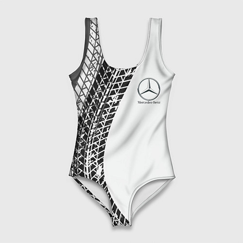 Женский купальник-боди Mercedes-Benz дрифт / 3D-принт – фото 1