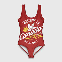 Женский купальник-боди Канада Canada