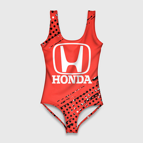 Женский купальник-боди HONDA хонда sport / 3D-принт – фото 1