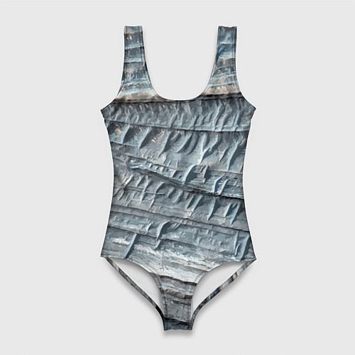 Женский купальник-боди Текстура скалы Mountain Stone / 3D-принт – фото 1