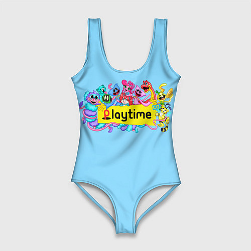 Женский купальник-боди POPPY PLAYTIME chapter 2 персонажи / 3D-принт – фото 1