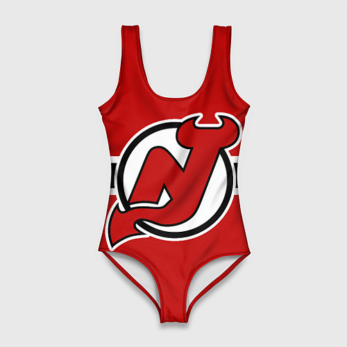 Женский купальник-боди Нью-Джерси Девилз форма / 3D-принт – фото 1