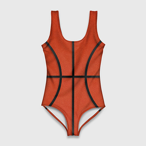 Женский купальник-боди Стандартный баскетбольный мяч / 3D-принт – фото 1