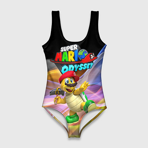Женский купальник-боди Super Mario Odyssey - Hero turtle Koopa Troopa / 3D-принт – фото 1
