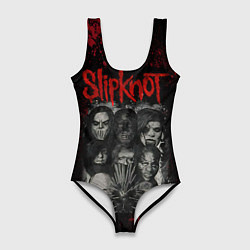 Женский купальник-боди Slipknot dark