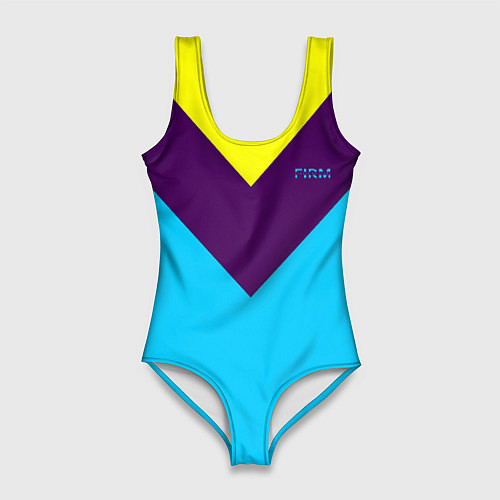 Женский купальник-боди FIRM как в 80х / 3D-принт – фото 1