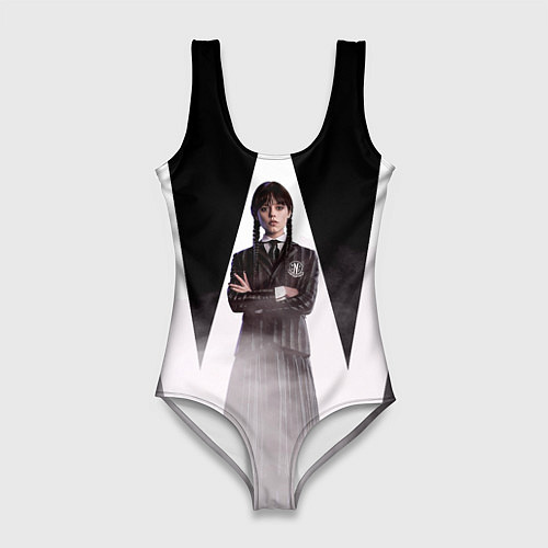 Женский купальник-боди W wednesday addams / 3D-принт – фото 1