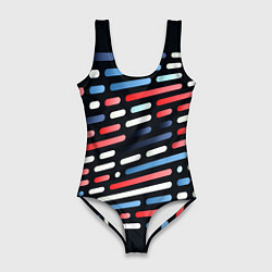 Женский купальник-боди Vanguard neon pattern