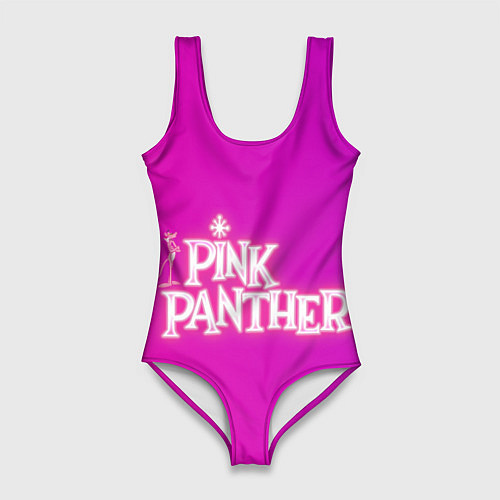 Женский купальник-боди Pink panther / 3D-принт – фото 1