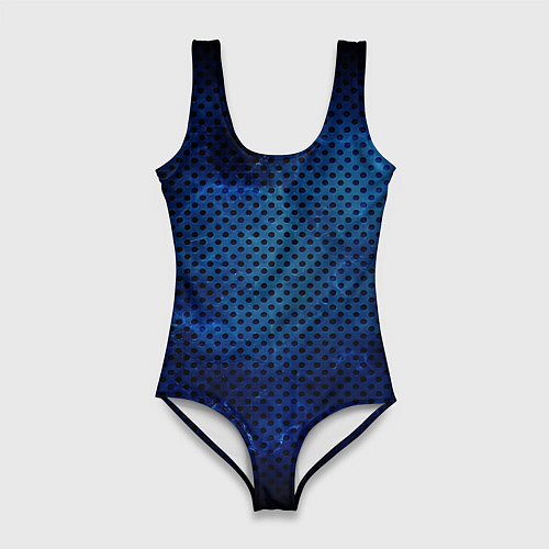 Женский купальник-боди Электрический металл / 3D-принт – фото 1