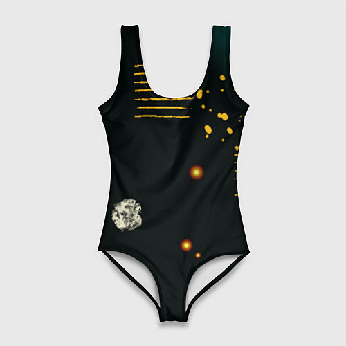 Женский купальник-боди Improvisation print / 3D-принт – фото 1