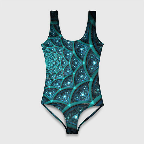 Женский купальник-боди Андромеда / 3D-принт – фото 1