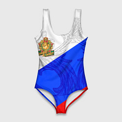 Женский купальник-боди Россия - пограничные войска