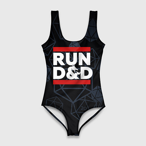 Женский купальник-боди Подземелья и драконы dnd / 3D-принт – фото 1