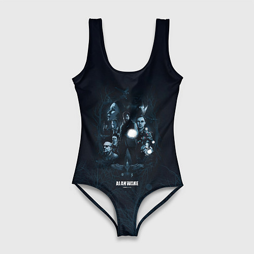Женский купальник-боди Персонажи Alan Wake / 3D-принт – фото 1
