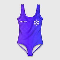 Купальник-боди 3D женский Astro pattern, цвет: 3D-принт