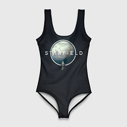 Купальник-боди 3D женский Starfield lost in spaсe, цвет: 3D-принт