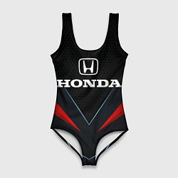 Купальник-боди 3D женский Honda - технологии, цвет: 3D-принт