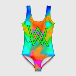 Купальник-боди 3D женский Alan walker toxic music, цвет: 3D-принт