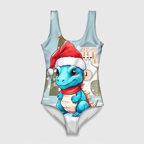 Женский купальник-боди Северный дракон / 3D-принт – фото 1