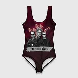 Купальник-боди 3D женский Depeche Mode - spirit tour, цвет: 3D-принт